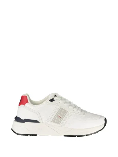 Blauer Colour-block Mesh-panel Sneakers In White