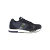 BLAUER CONTRAST LACE-UP SPORTS SNEAKERS IN BLUE
