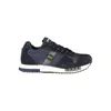 Blauer Sleek Black Sports Sneakers With Contrast Accents