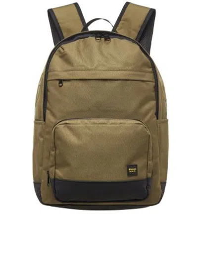 Blauer Cordura Backpack In Brown