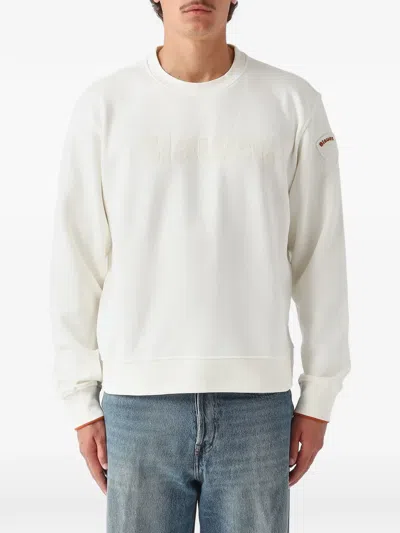 Blauer Crosby Logo-patch Sweater In White