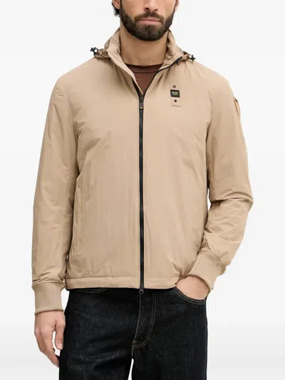 Blauer 돌턴 로고 패치 패딩 재킷 In Neutral