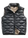 Blauer Danny Quilted Gilet In Gray