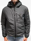 Blauer Derry Hooded Jacket In Gray