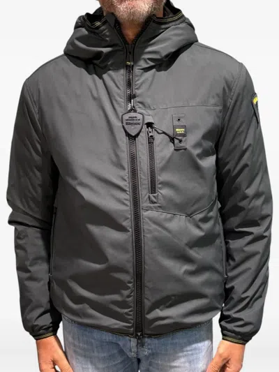 Blauer Derry Hooded Jacket In Gray