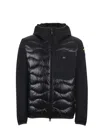 Blauer Jacket Man Down Jacket Mixed Filling Albert 25wbluc08078-006355 999 In Black