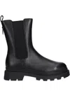 Blauer Elastic-panels Chelsea Boots In Black