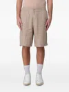Blauer Elasticated Cargo Shorts In Neutral