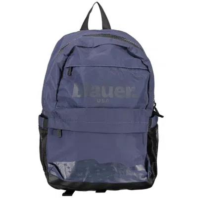 Blauer Elegant Urban Explorer Backpack In Blue