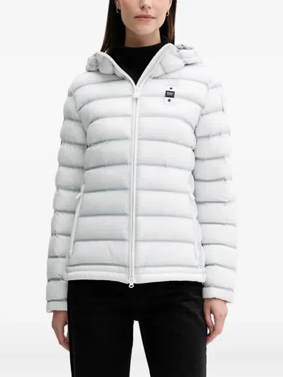 Blauer Ellis Hooded Jacket In White