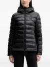 Blauer Ellis Hooded Padded Jacket In Black