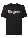 Blauer Ernst Logo Black T-shirt