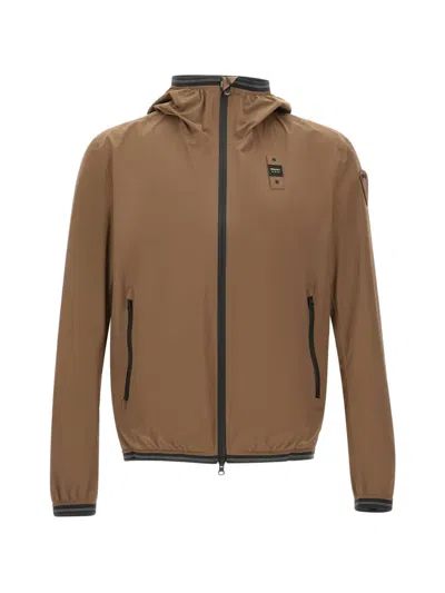 Blauer Farrin Hooded Windbreaker Jacket In Multi