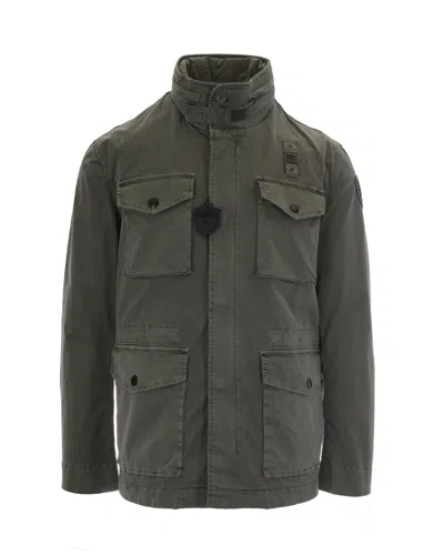 Blauer Giacca Ashmont Dyed Verde Olivastro In Green