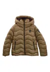 Blauer Giubbetto Larose Quilted Child  In Brown