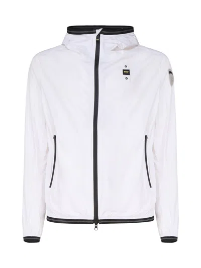 Blauer Thomas Hooded Jacket In White