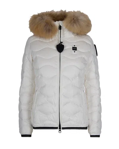 Blauer Giubbino Aldie Bianco Ottico In Neutral