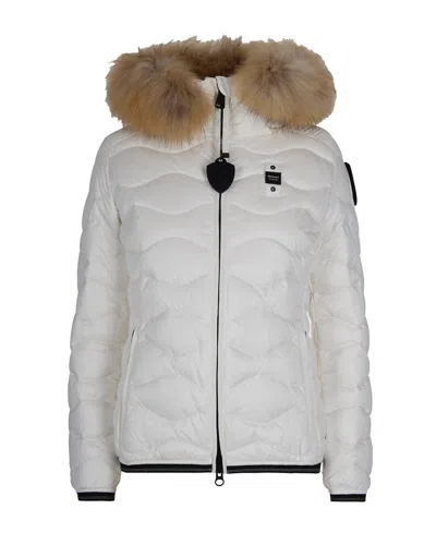 Blauer Giubbino Aldie Bianco Ottico In White