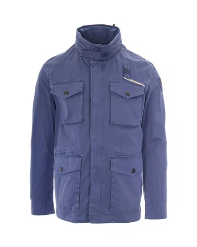 Blauer Giubbino Ashmont Dyed Blu Indigo In Blue