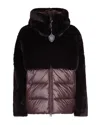 Blauer Textured Brown Short Coat In Black