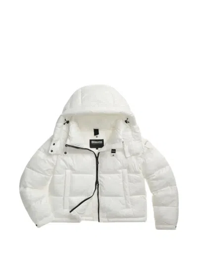 Blauer Gloria Hooded Padded Jacket In White