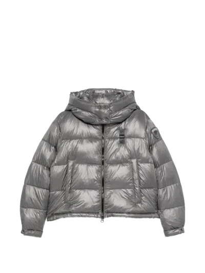 Blauer Gloria Quilted Puffer Jacket In Gray