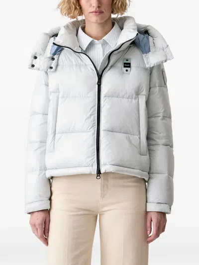 Blauer Gloria Quilted Sorona® Aura Hooded Jacket In White