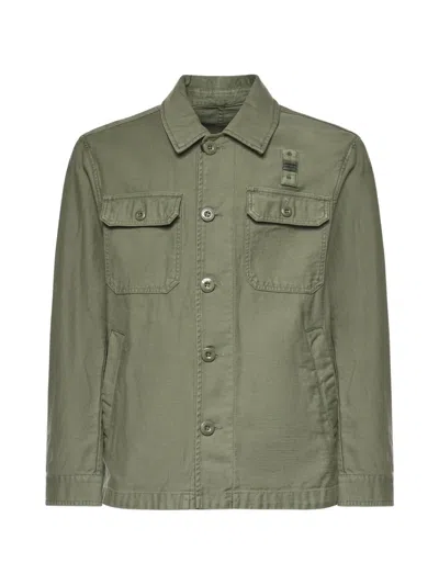 Blauer Goodale Button-down Jacket In Green