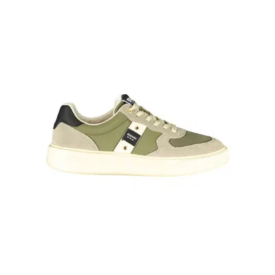 Blauer Suede-panelled Chunky-sole Sneakers In Multi