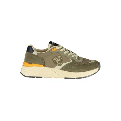 BLAUER GREEN POLYESTER MEN SNEAKER