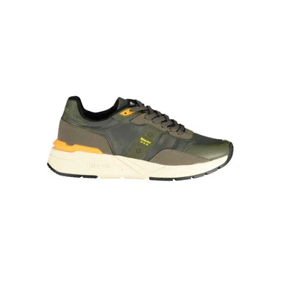 BLAUER BLAUER GREEN POLYESTER MEN'S SNEAKER