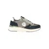 Blauer Colour-block Leather Sneakers In Black