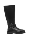 Blauer Hanna Buckle-strap Boots In Black