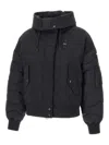 Blauer Harley Hooded Bomber Jacket In Black