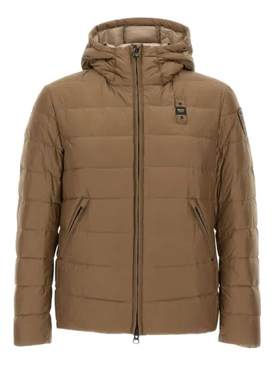 Blauer Hooded Jacket In Brown