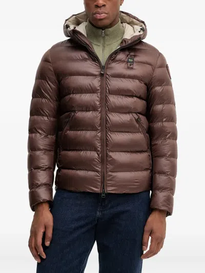Blauer Hooded Jacket In Brown