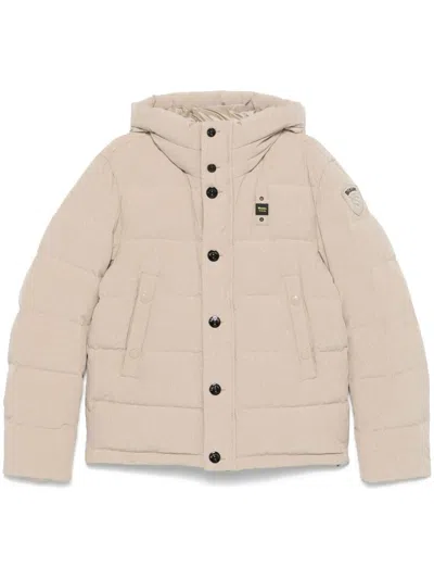 Blauer Hooded Padded Jacket In 中性色