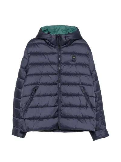 Blauer Hooded Padded Jacket In Blue