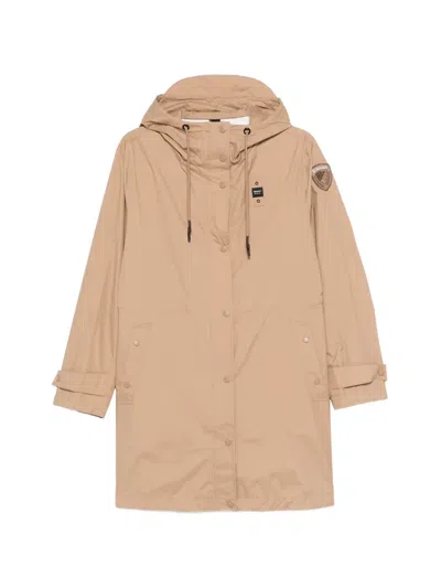 Blauer Hooded Parka In Brown