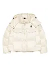 Blauer Hooded Parka Coat In Neutral