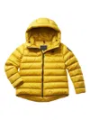 Blauer Hooded Puffer Jacket In Yellow