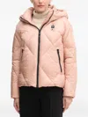 Blauer Hooded Quilted Jacket In Pink
