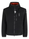 Blauer Hooded Zip Jacket In Black