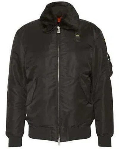 Pre-owned Blauer Jacket 02132 006633 Vest Man Nylon Black