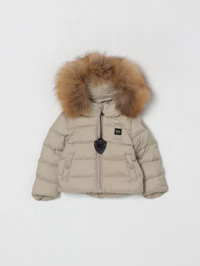 BLAUER JACKET BLAUER KIDS COLOR BEIGE,H70844022