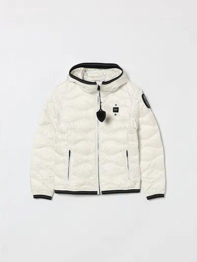 Blauer Coat Kids  In White