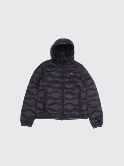 Blauer Kids'  Down Jacket In Padded Nylon In Black