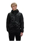 Blauer Jacket Man Down Jacket Mixed Filling Albert 25wbluc08078-006355 999 In Black