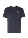 Blauer Jan Logo-patch T-shirt In Blue