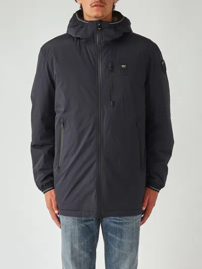 BLAUER JARVIS REGULAR-FIT. IMPERMEABILE. TESSUTO STRETCH. RAINCOAT